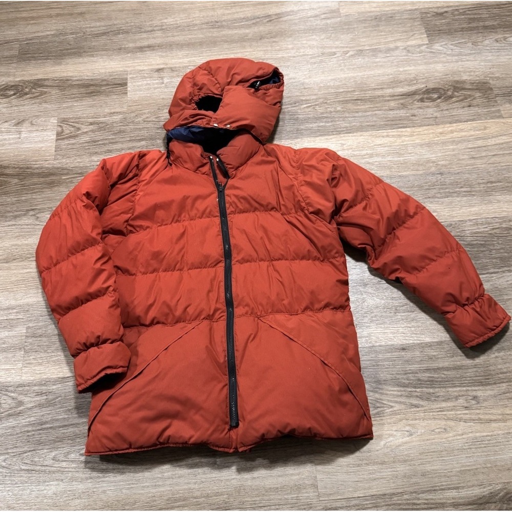 VTG Marmot Mountain Works Warm II Goose Down Parka Jacket Hood Puffer USA Sz XL